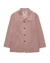 Letter Pink Suede Jacket (5th)