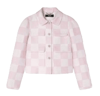 CONTRASTO 듀체스 크롭 블루종 재킷