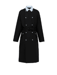 프라다 코튼 레인코트