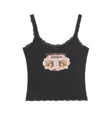 ANGEL WINGS SLEEVELESS BLACK