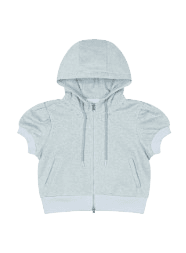 Fairy hoodie Metal blue