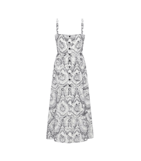 Dioriviera mid-length flared dress