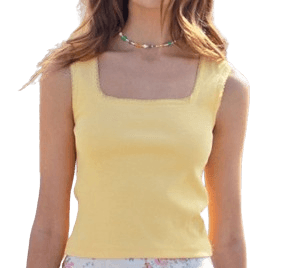 MUFFIN Lace Sleeveless Top(머핀)_YELLOW